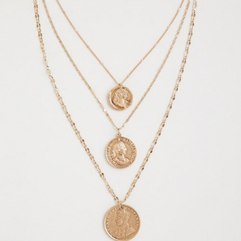 NWT| Torrid Gold coin layered necklace